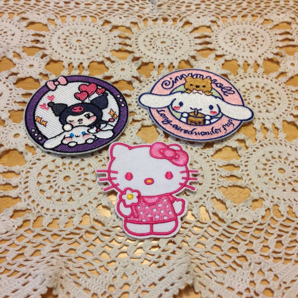 Hello Kitty new iron-on patches